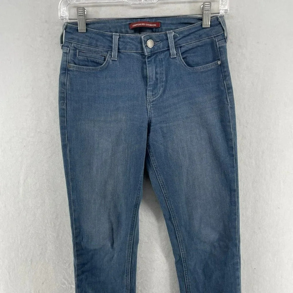 Comptoir Des Cotonniers Jeans Sz 26 Blue Skinny Low-Rise Stretch Denim - Picture 6 of 12
